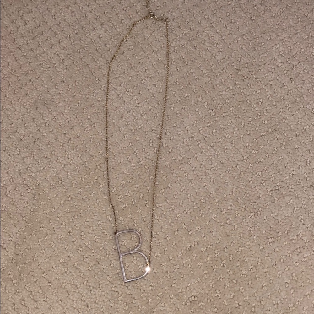Large Initial necklace
